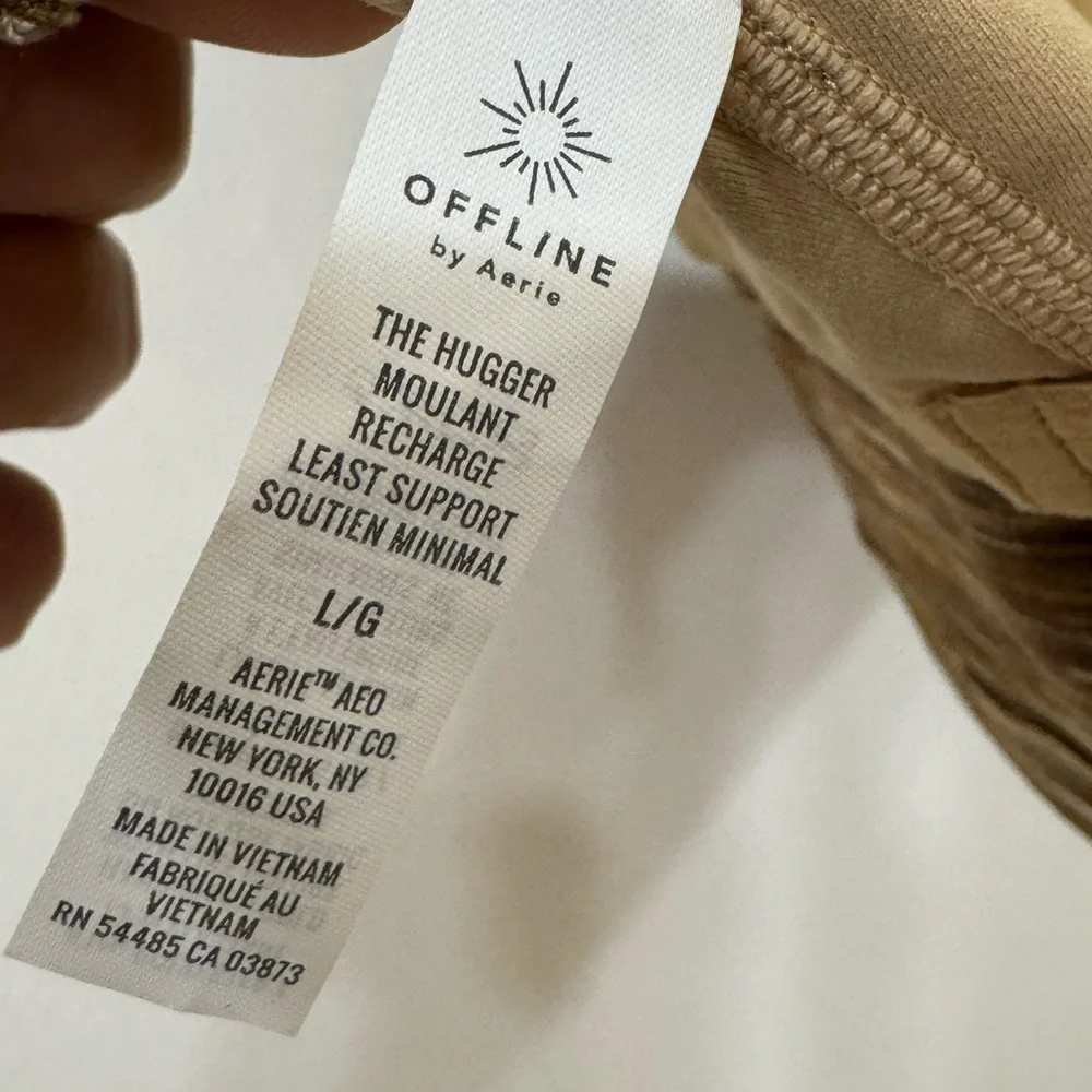 American Eagle Outfitters Tan Sports Bra